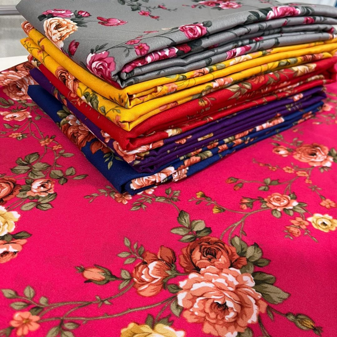 MANTEL TROPICAL FLOREADO